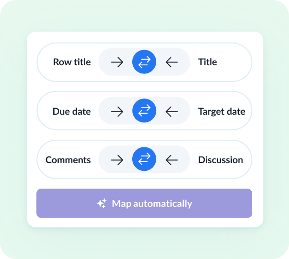 Review how fields map across tools