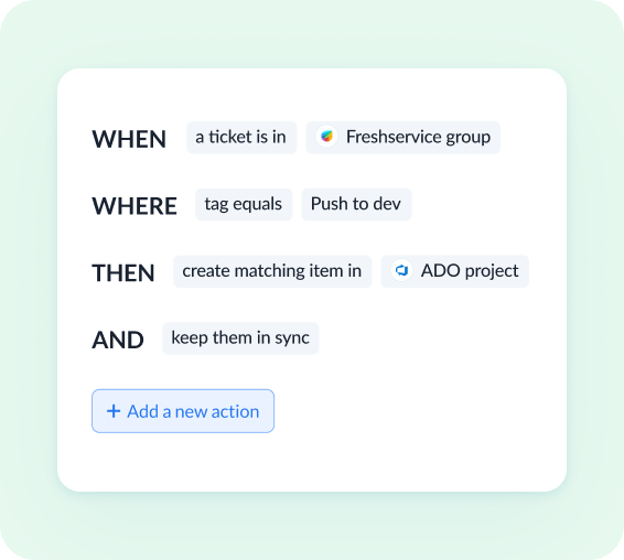 Set flow conditions