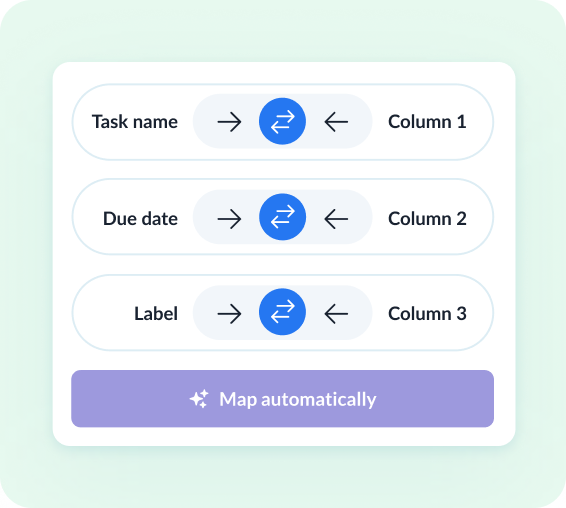 Review how fields map across tools