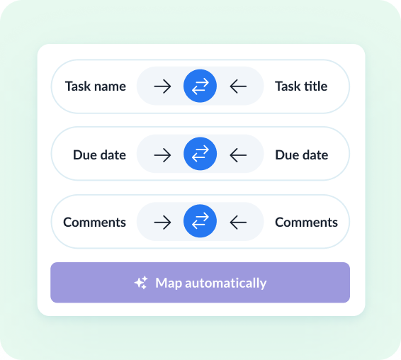 Review how fields map across tools