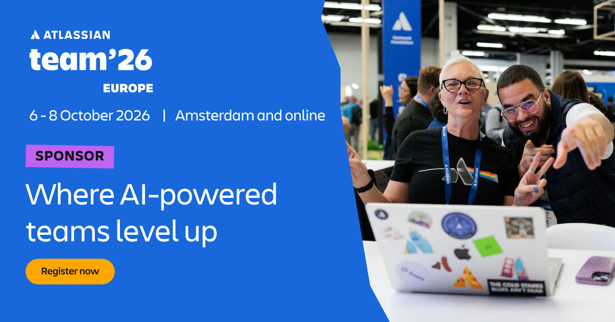 Event image for Atlassian Team '26 in Amsterdam