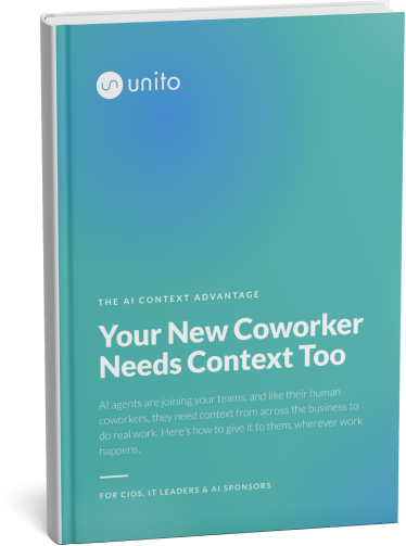 "Your new coworker needs context too" whitepaper illustration